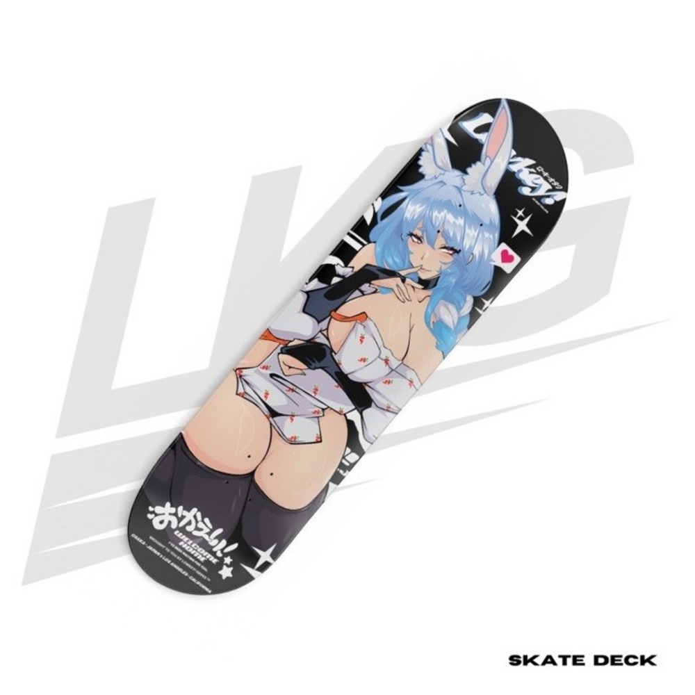 Lowkey Geeks "OKAERI" PEKOMAMA Skate Deck